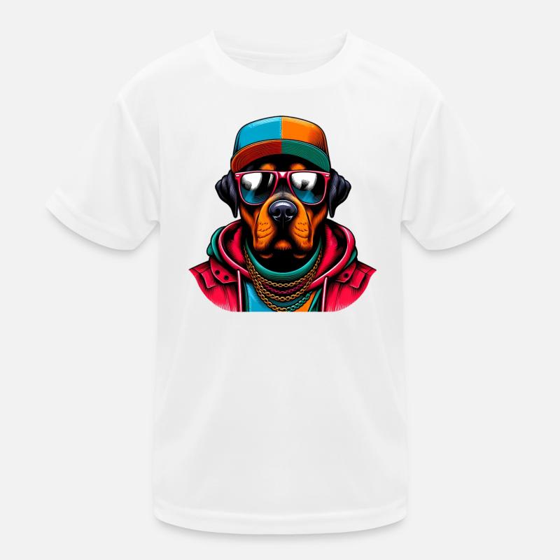 Chien T-shirt sport Enfant