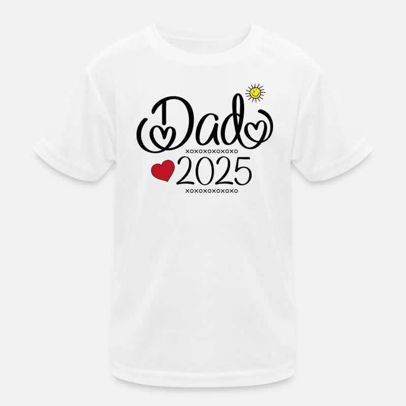 Dad 2025 Kinder Funktions-T-Shirt