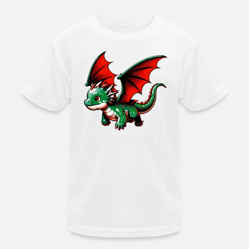 Drache Kinder Funktions-T-Shirt