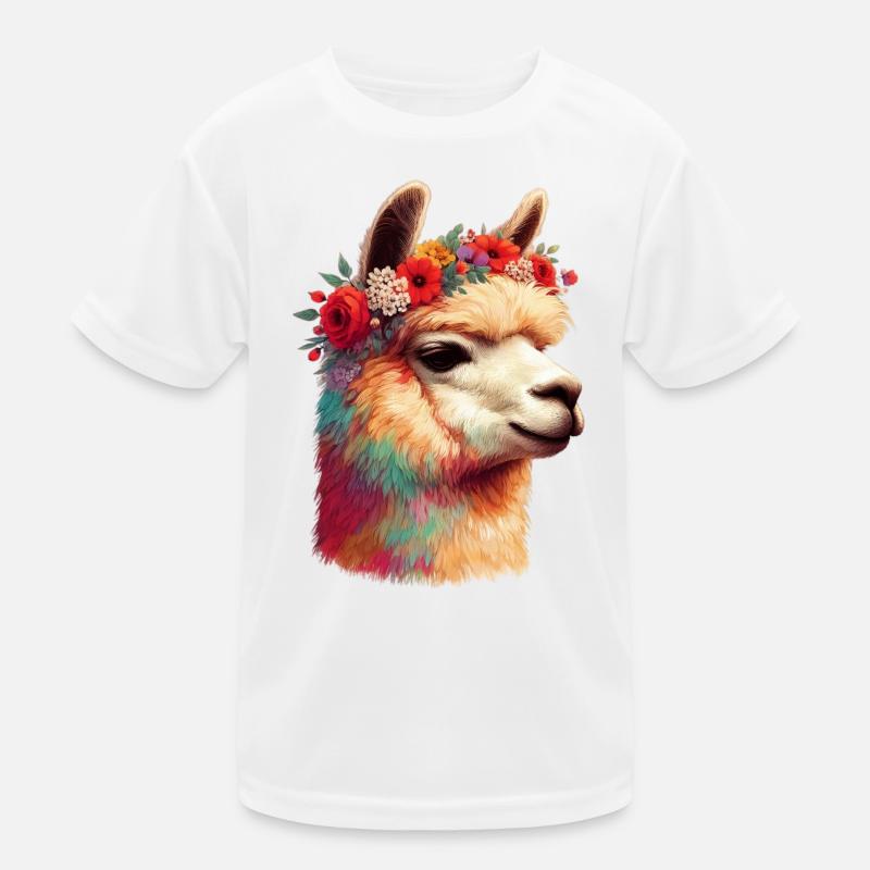 Alpaka Kinder Funktions-T-Shirt