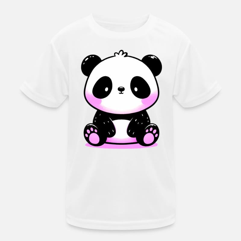 Panda Kids Functional T-Shirt