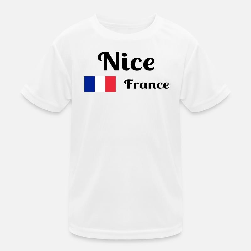 Nizza Frankreich - Stilvolle Drucke Kinder Funktions-T-Shirt