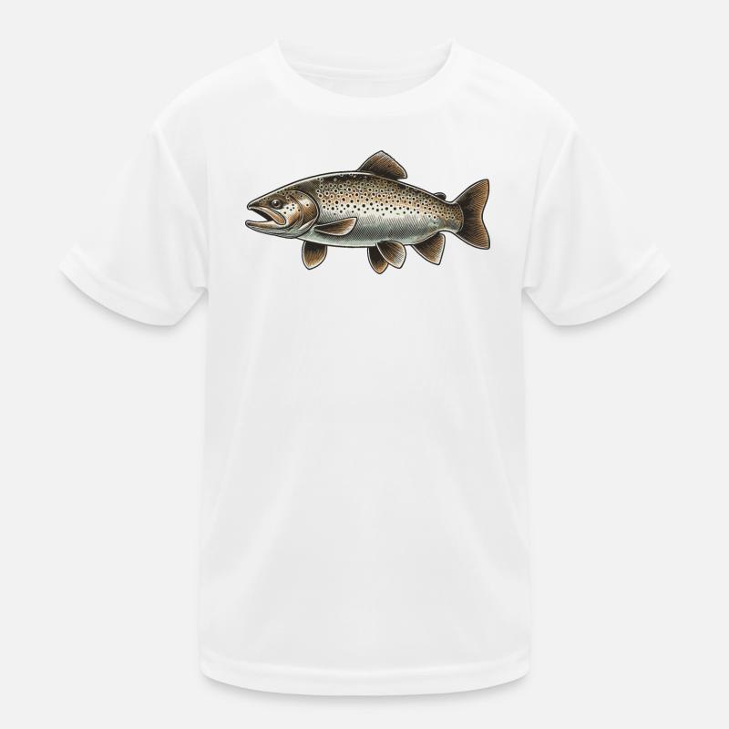 Trout Kids Functional T-Shirt