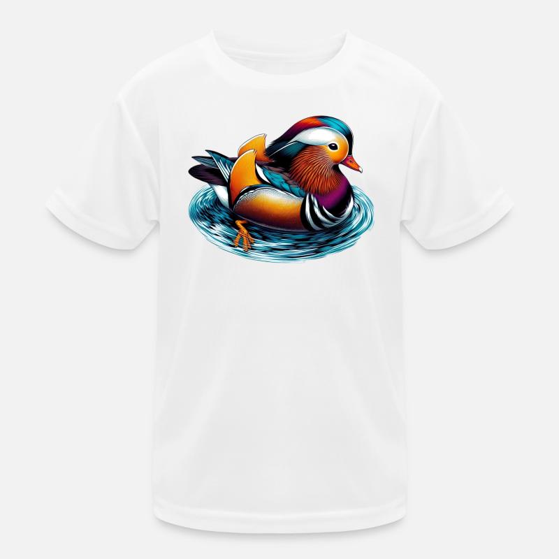 Mandarin duck Kids Functional T-Shirt