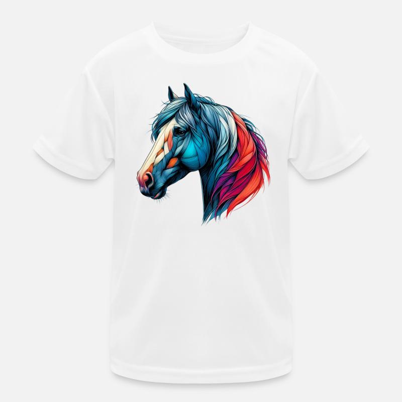 Cheval T-shirt sport Enfant