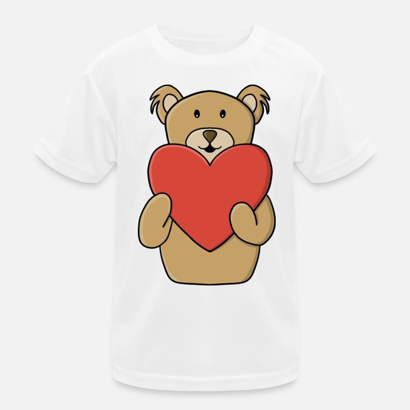 Ich liebe dich Kinder Funktions-T-Shirt