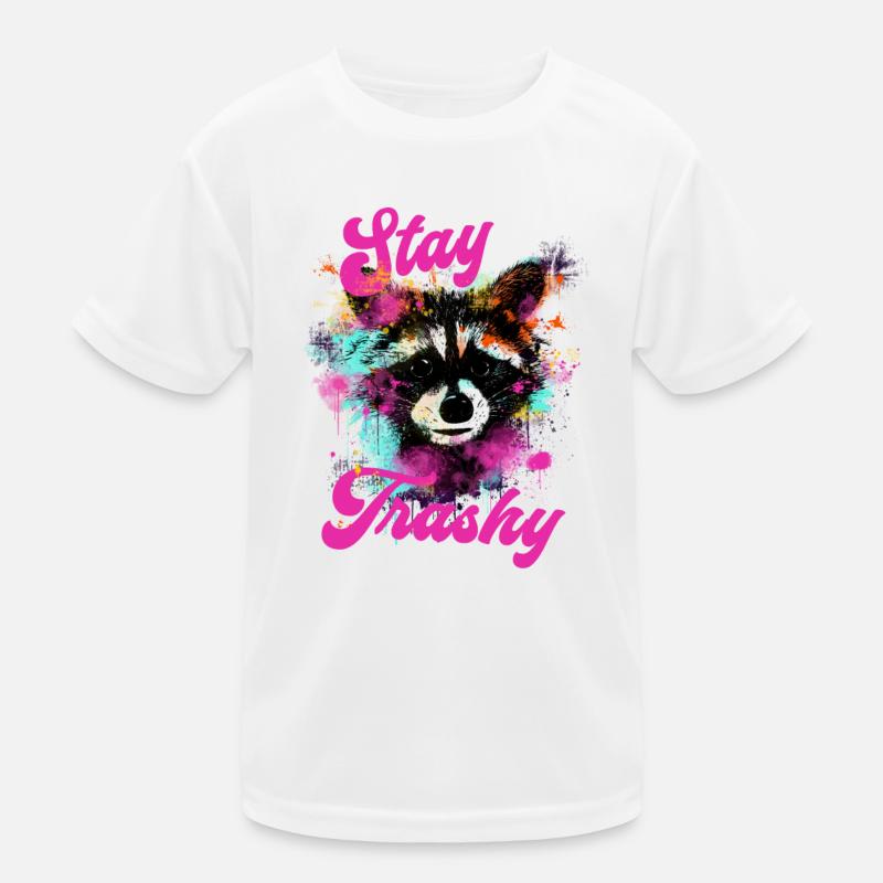 Stay Trashy Kinder Funktions-T-Shirt