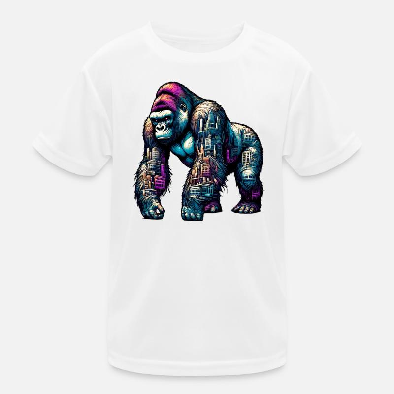 Gorilla Kinder Funktions-T-Shirt