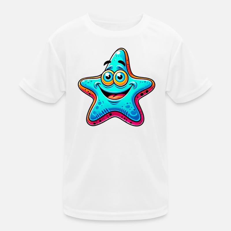 Seestern Kinder Funktions-T-Shirt