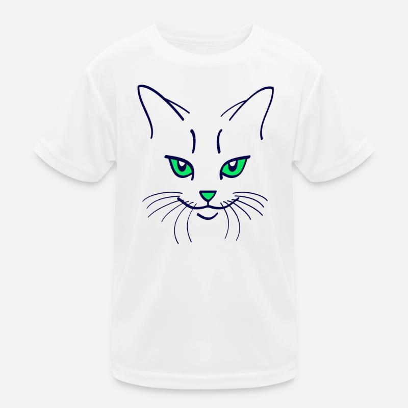 42 Couleur chat T-shirt sport Enfant
