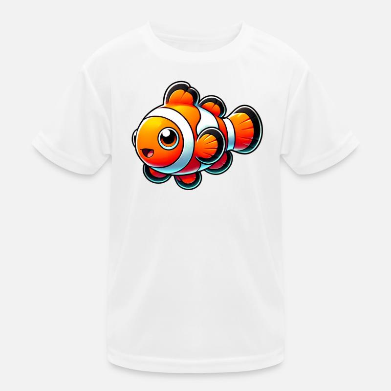 Clownfisch Kinder Funktions-T-Shirt