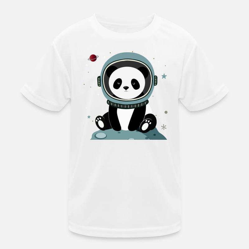 Panda astronaute – Motif spatial imaginatif T-shirt sport Enfant