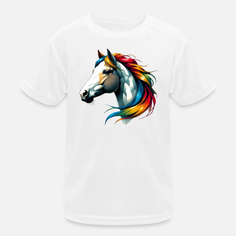 Cheval T-shirt sport Enfant