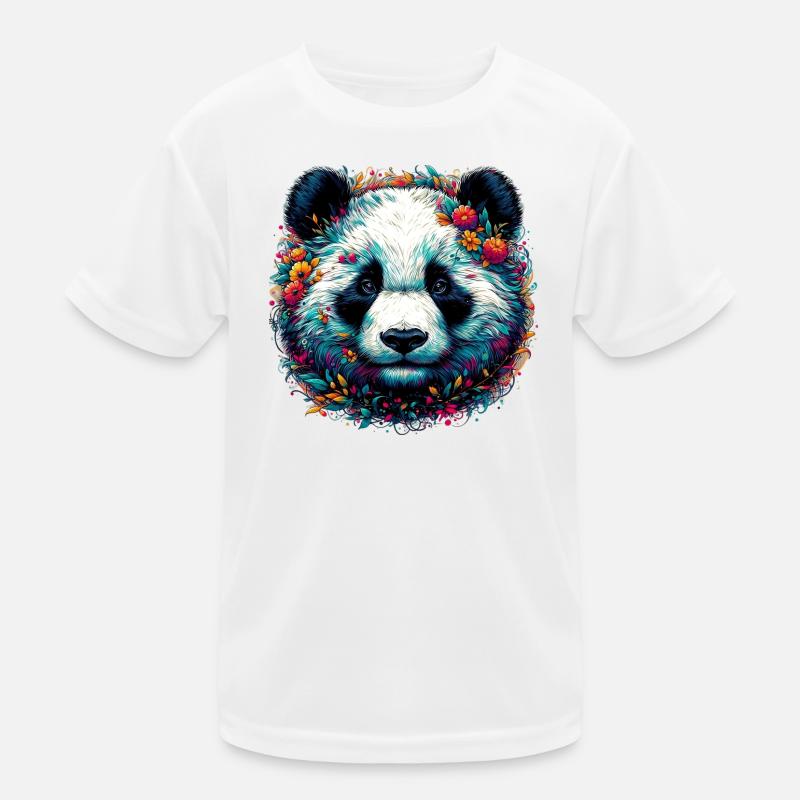 Panda Kinder Funktions-T-Shirt