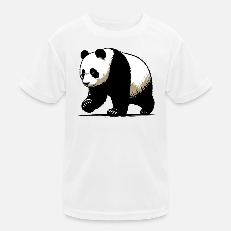 Panda Kids Functional T-Shirt
