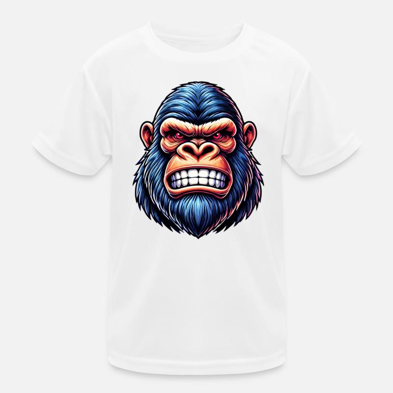 Gorilla Kinder Funktions-T-Shirt