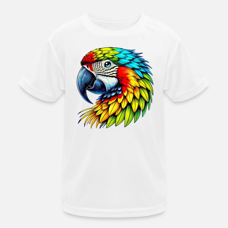 Papagei Kinder Funktions-T-Shirt