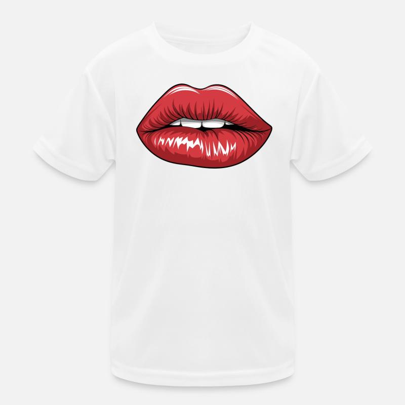 Baiser cramoisi Pop Art T-shirt sport Enfant