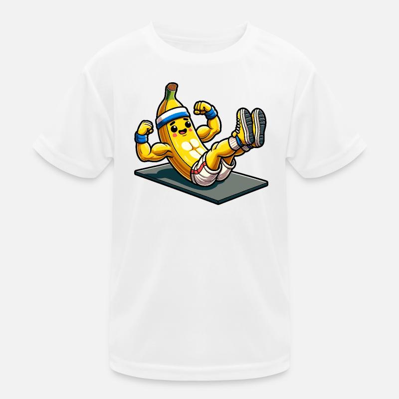 Challenge Your Limits Bodybuilder Bauchmuskeln Kinder Funktions-T-Shirt