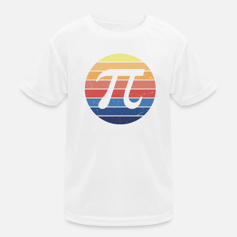 Mathe Pi Retro Kinder Funktions-T-Shirt