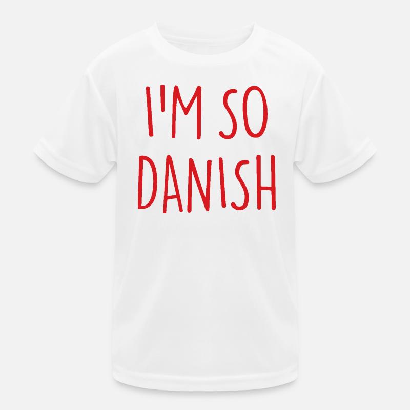 I'M SO DANISH Denmark Dänemark Kinder Funktions-T-Shirt