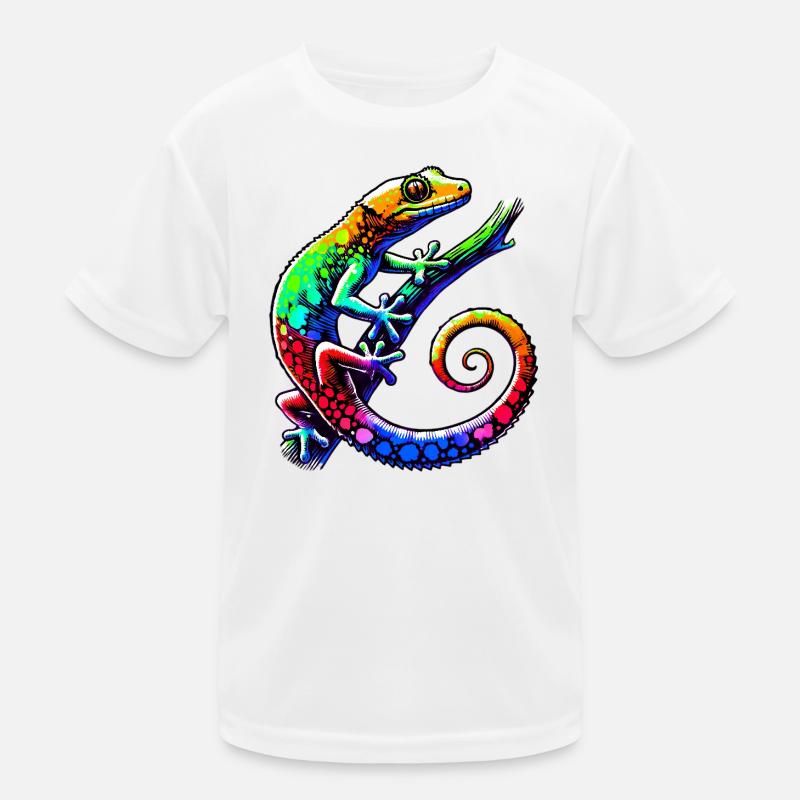 Gecko Kinder Funktions-T-Shirt