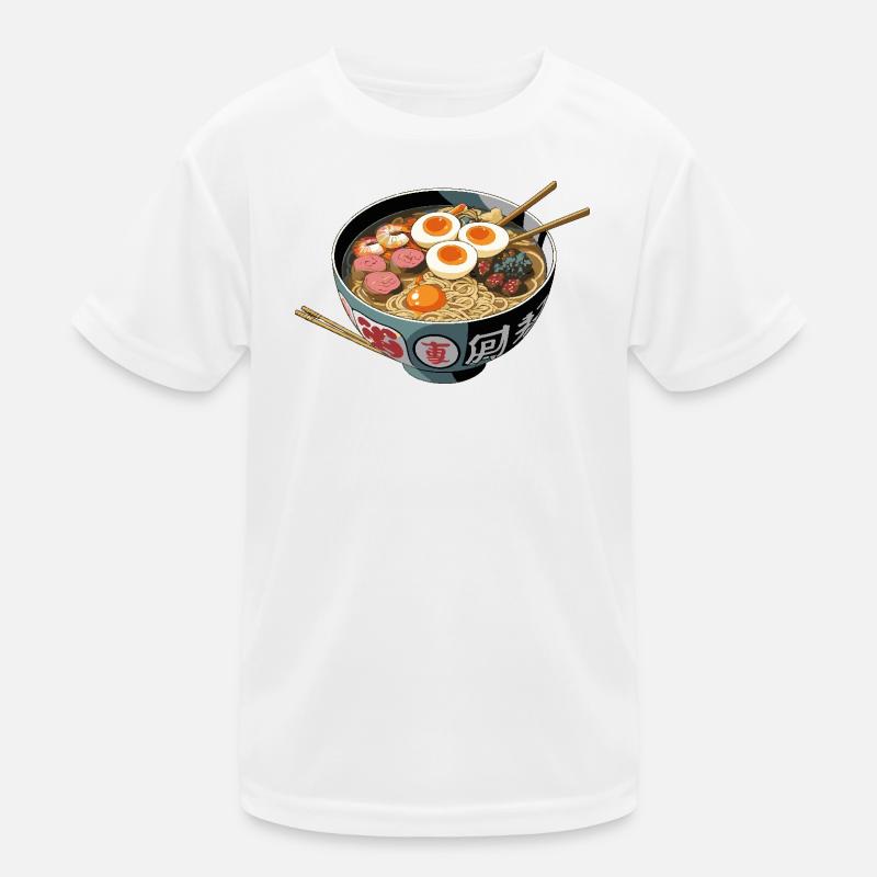 Bol de ramen Impression d’art T-shirt sport Enfant