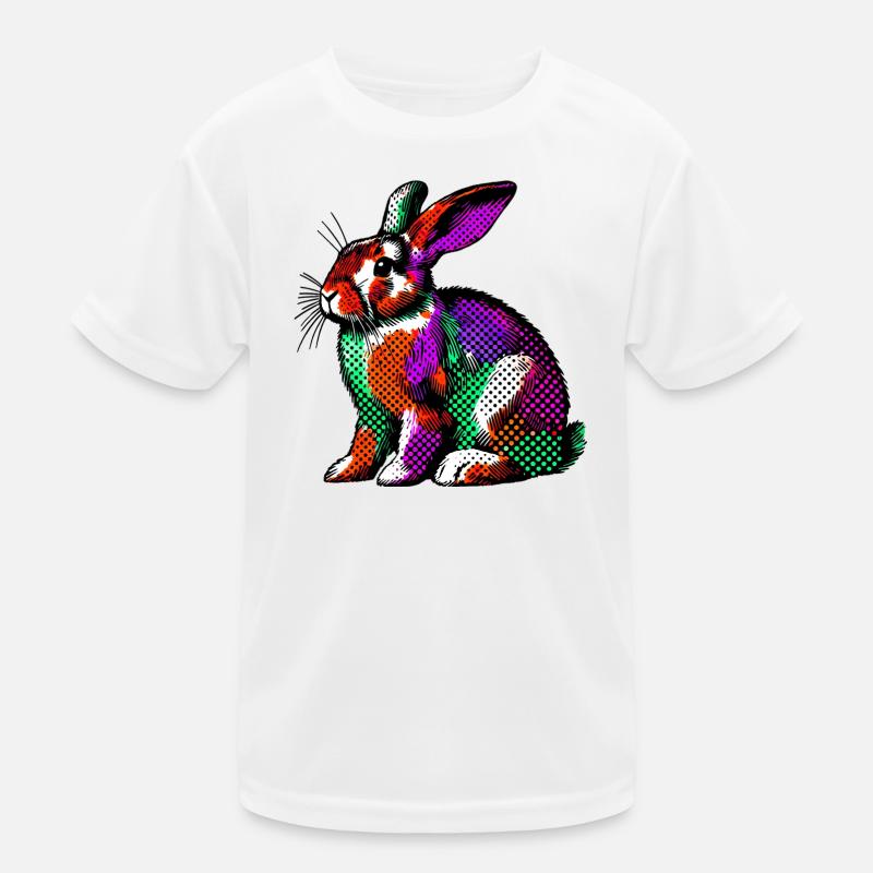 Kaninchen Kinder Funktions-T-Shirt