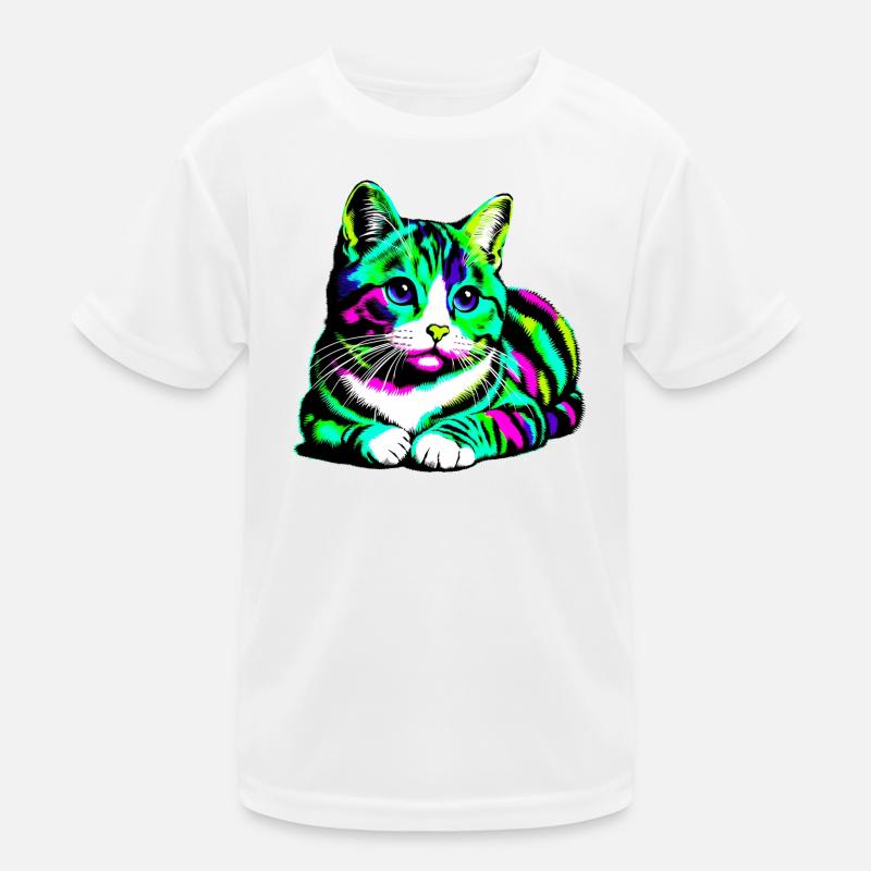 Chat T-shirt sport Enfant