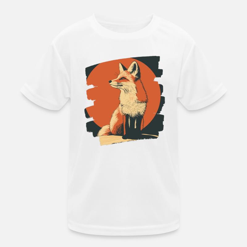 Renard Rétro T-shirt sport Enfant