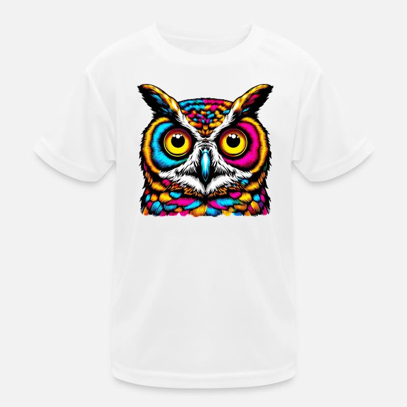 Eule Kinder Funktions-T-Shirt