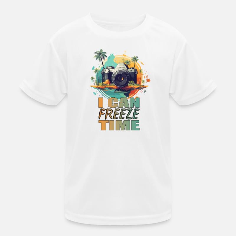 I can freeze time Kinder Funktions-T-Shirt