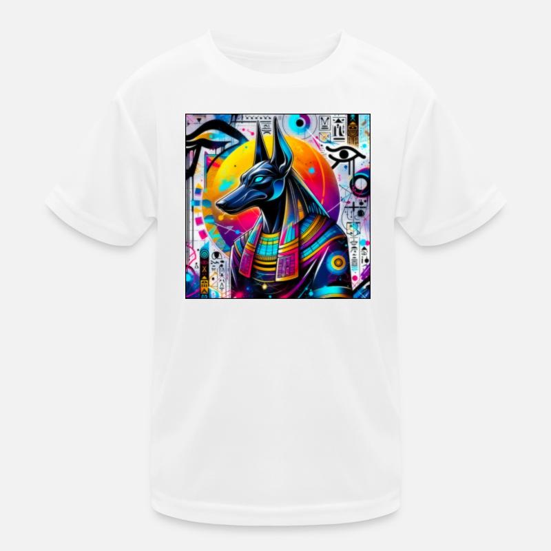 Anubis - Kids Functional T-Shirt - white