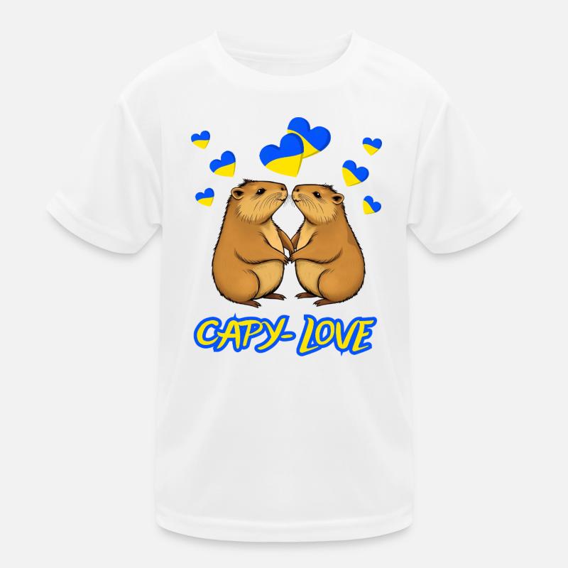 Capy - Amour, Capybara T-shirt sport Enfant