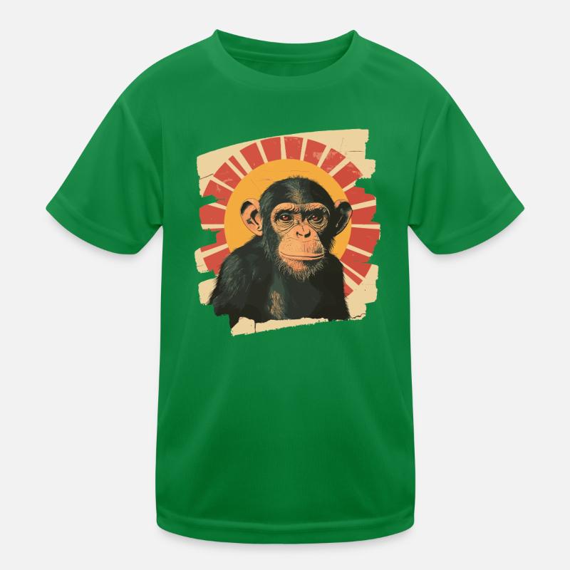 Singe Rétro T-shirt sport Enfant