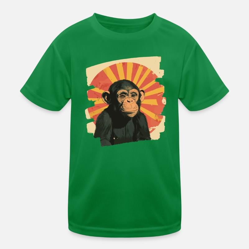 Singe Rétro T-shirt sport Enfant