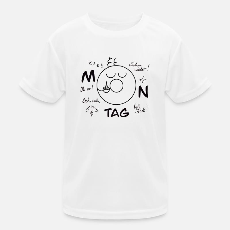Montag Blues Kinder Funktions-T-Shirt