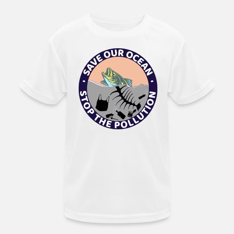 Save our ocean Kids Functional T-Shirt