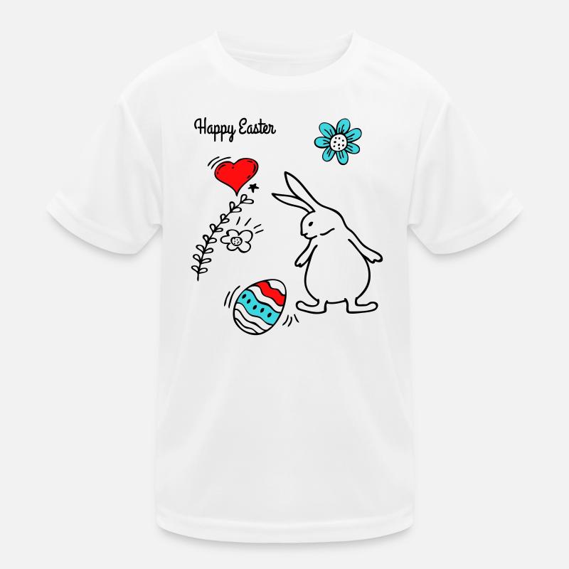 Happy Easter Kids Functional T-Shirt