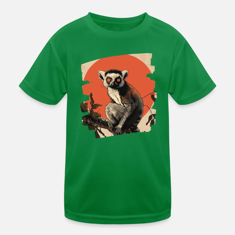 Lemur Kinder Funktions-T-Shirt