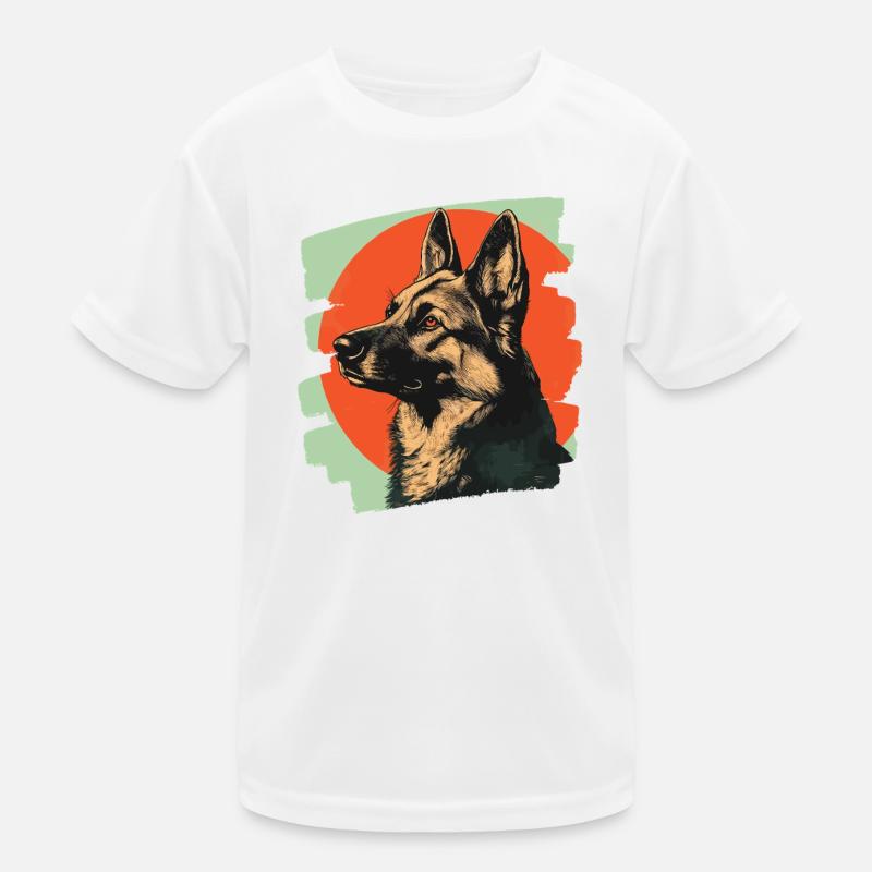Schäferhund Kinder Funktions-T-Shirt