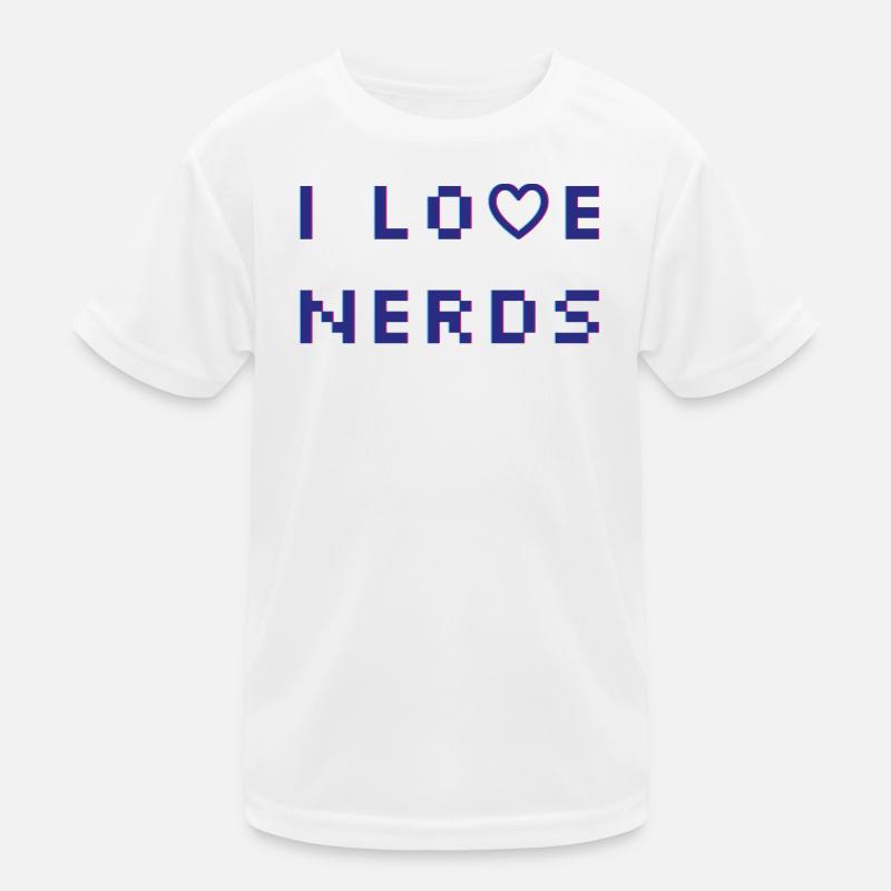 J’adore les nerds T-shirt sport Enfant