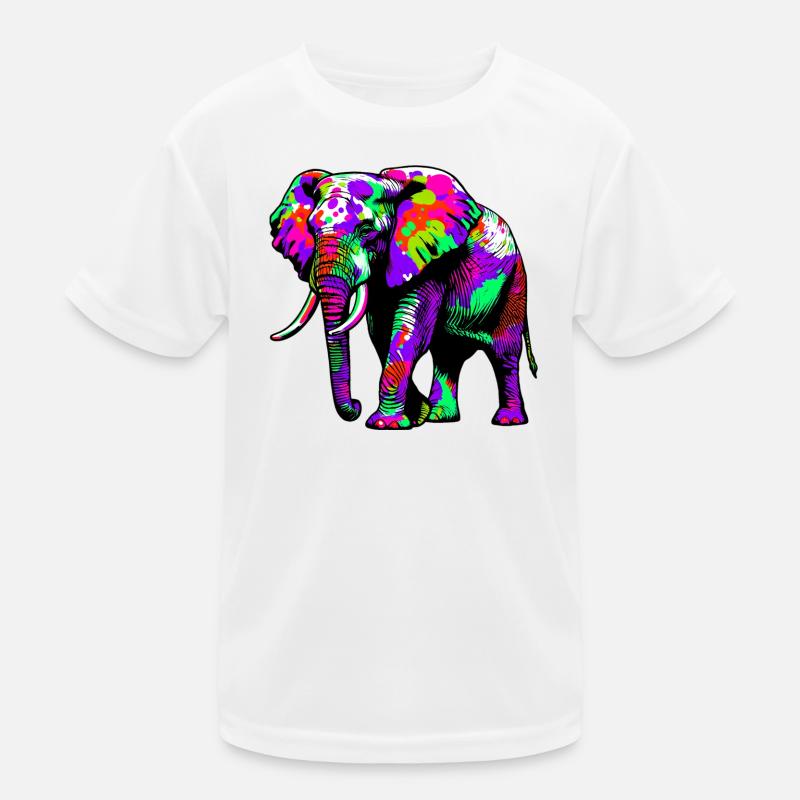 Elefant Kinder Funktions-T-Shirt