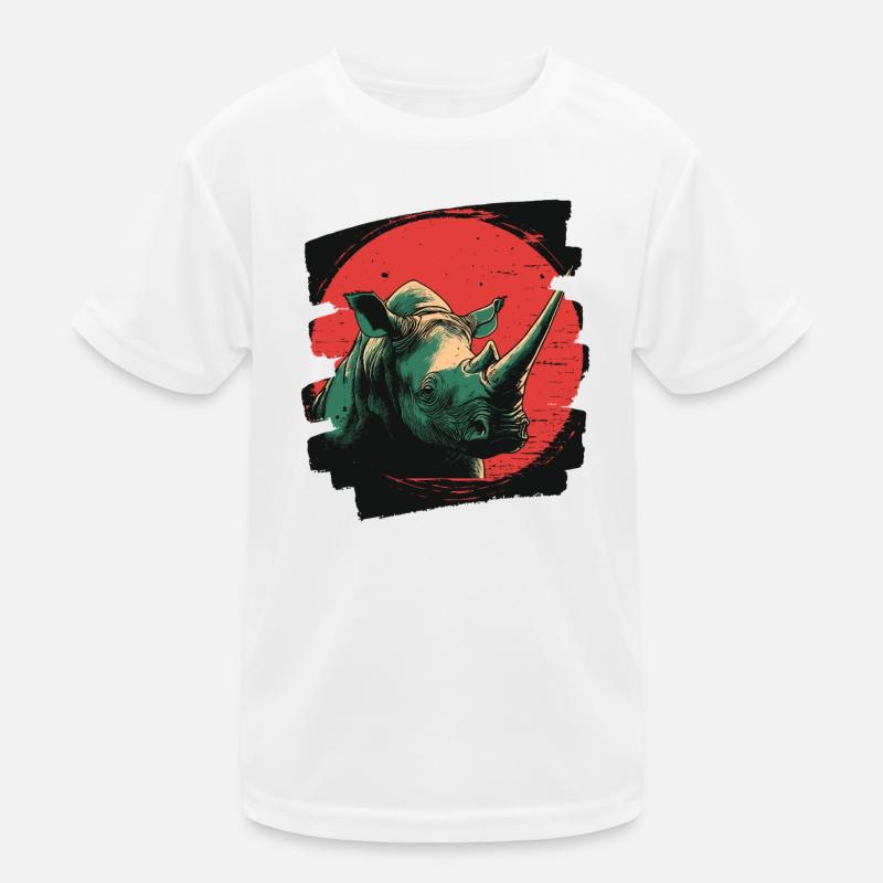 Rhinocéros T-shirt sport Enfant