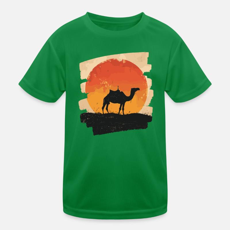 Camel Kids Functional T-Shirt