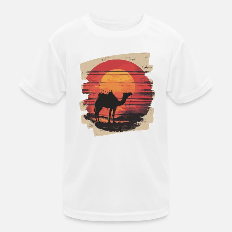 Kamel Kinder Funktions-T-Shirt