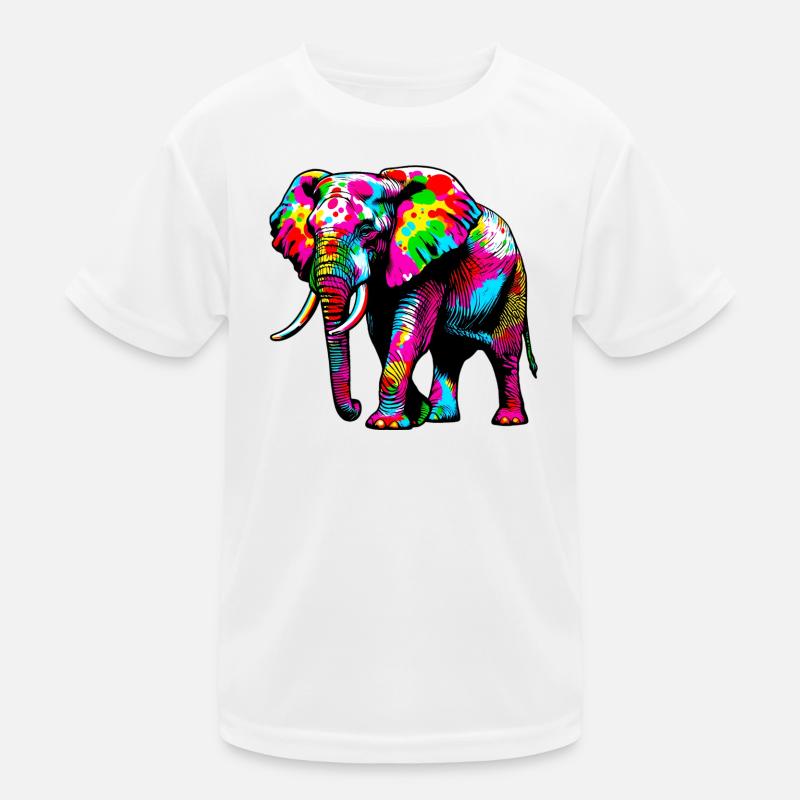 Elefant Kinder Funktions-T-Shirt