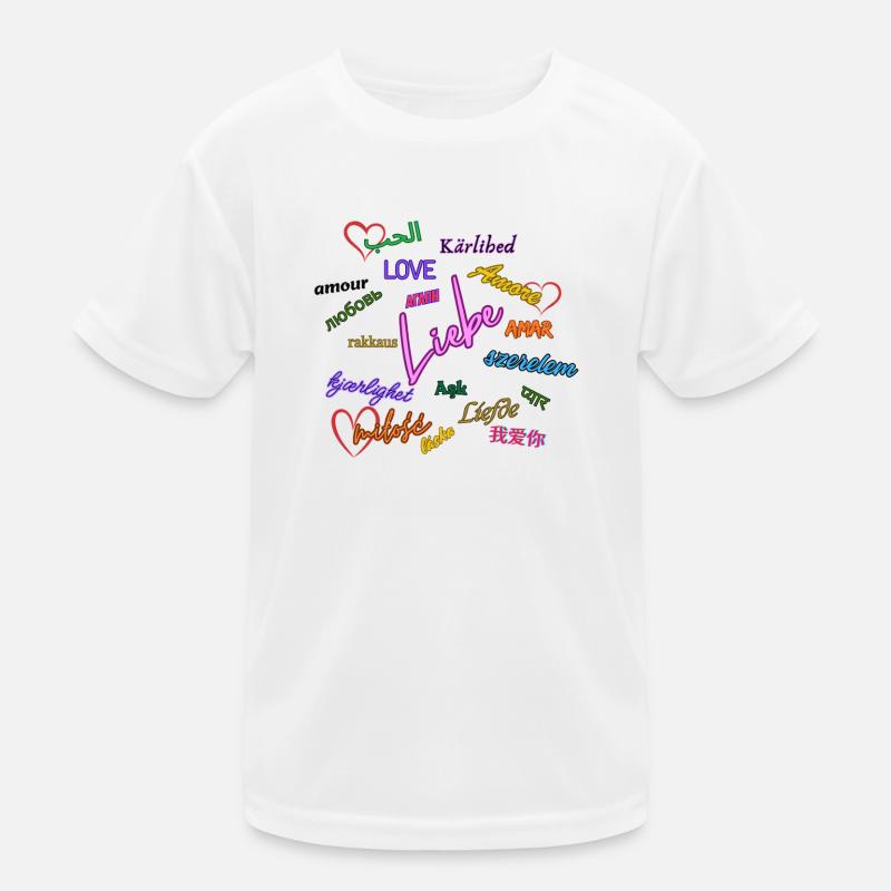 Liebe Kinder Funktions-T-Shirt