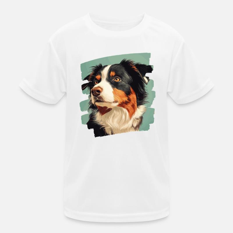 Australian Shepherd Kinder Funktions-T-Shirt