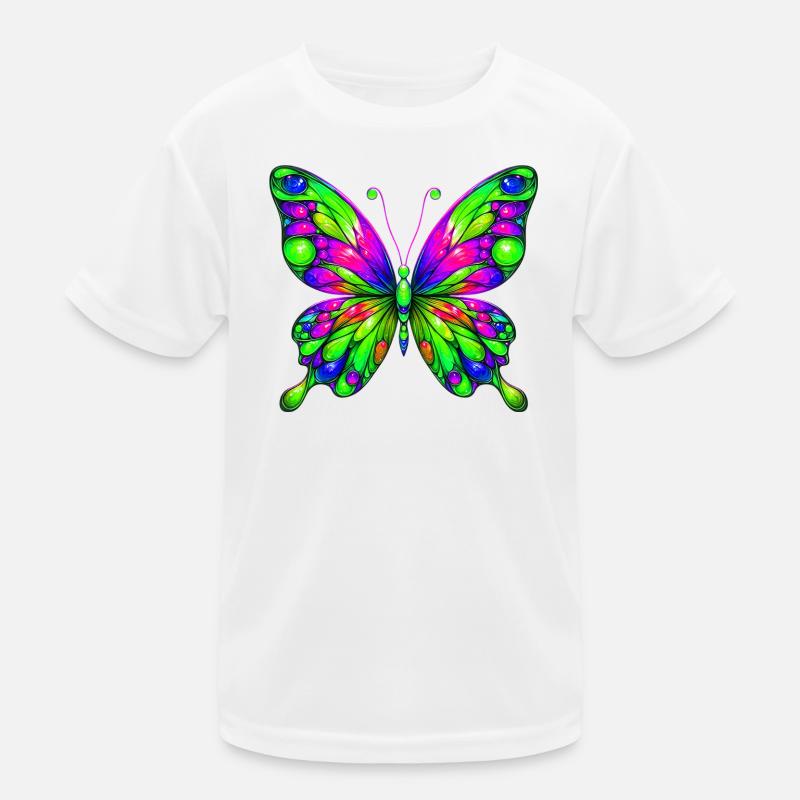 Schmetterling Kinder Funktions-T-Shirt